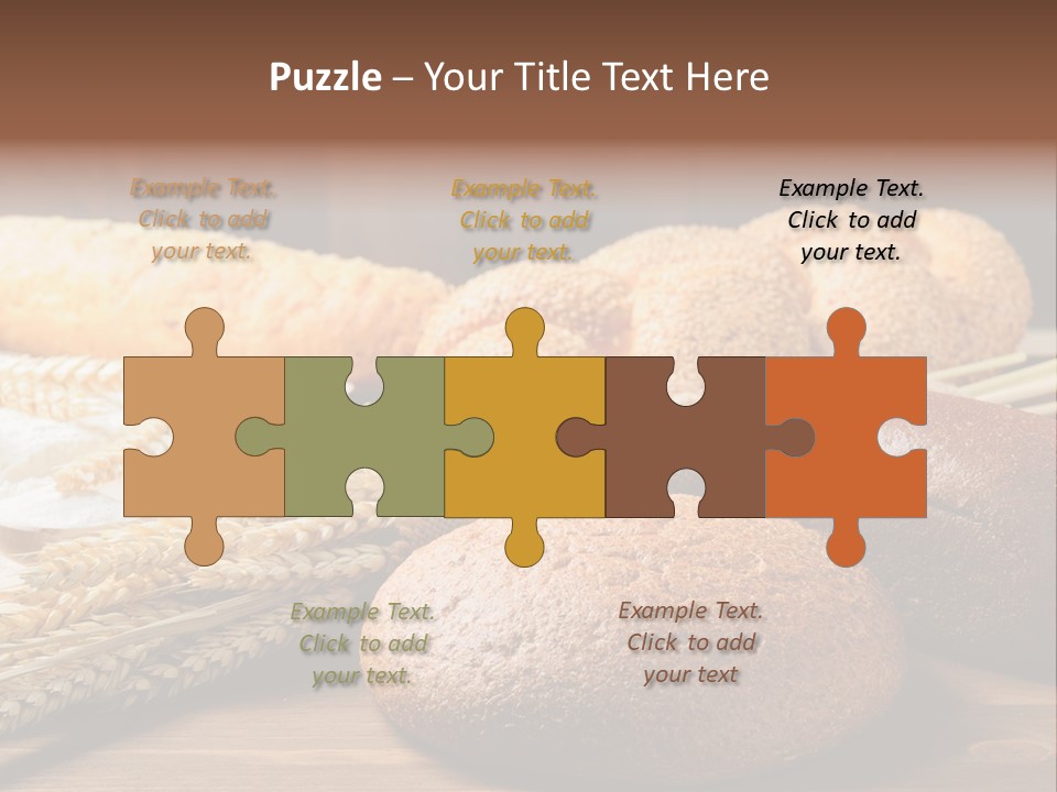 Bread Baking Round PowerPoint Template