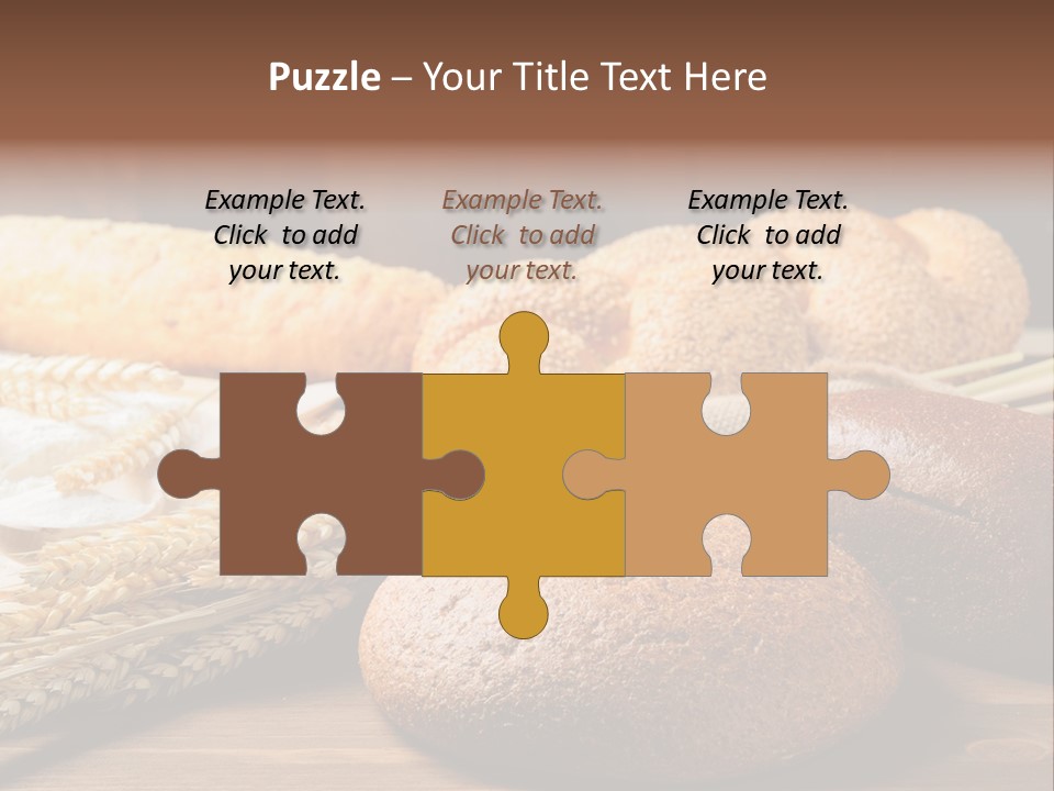 Bread Baking Round PowerPoint Template