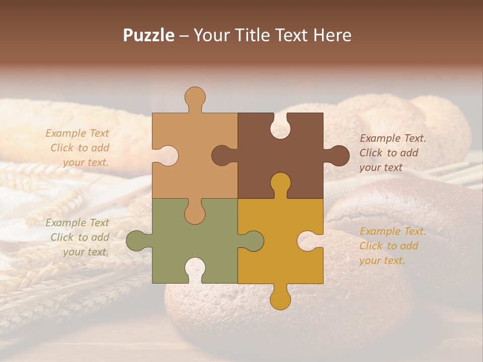 Bread Baking Round PowerPoint Template