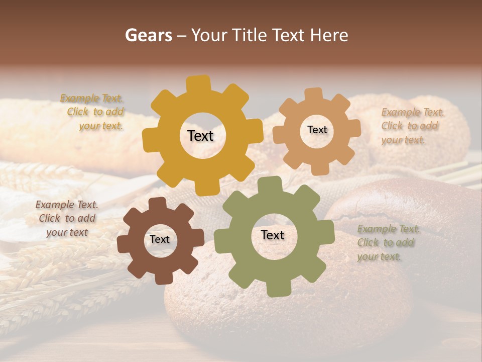 Bread Baking Round PowerPoint Template