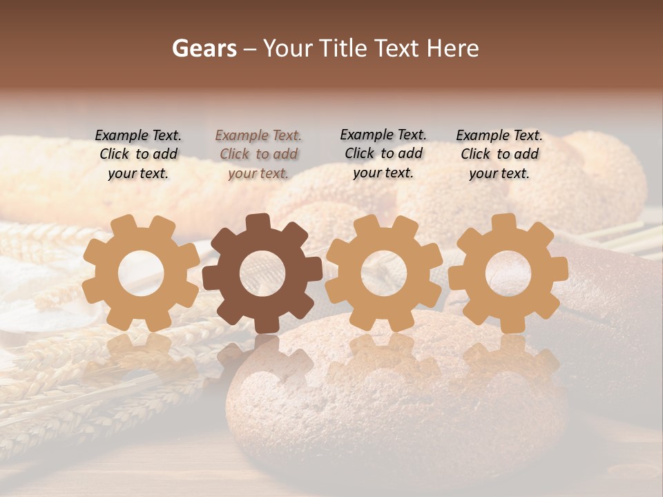 Bread Baking Round PowerPoint Template