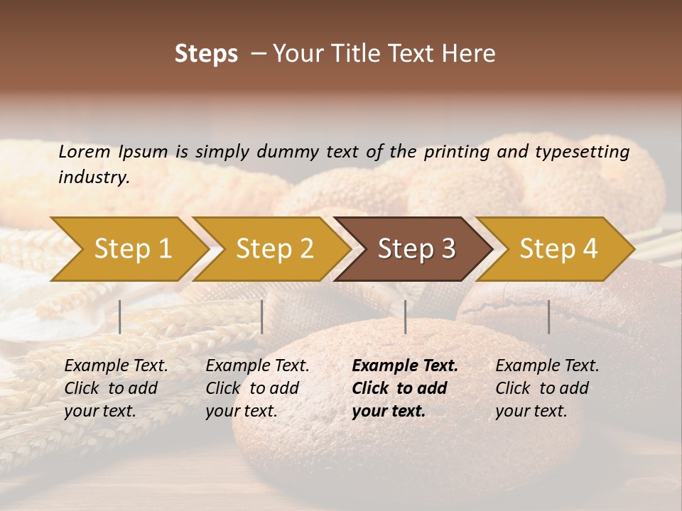 Bread Baking Round PowerPoint Template