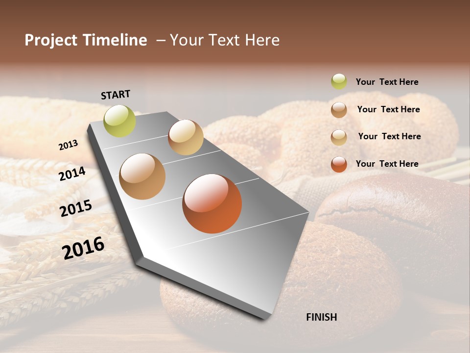 Bread Baking Round PowerPoint Template
