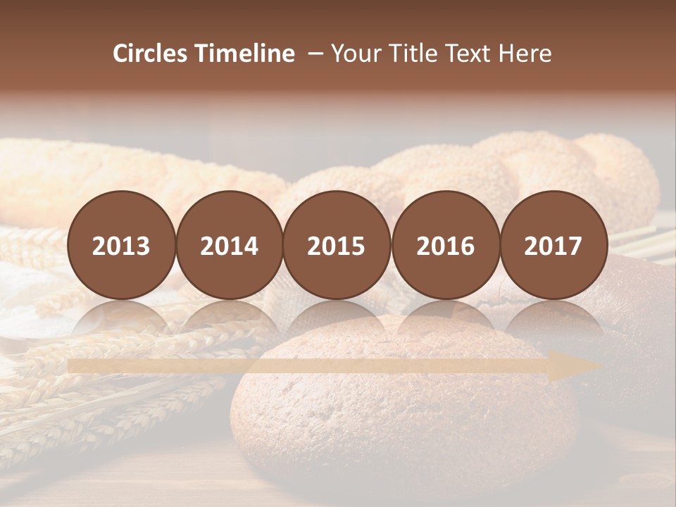 Bread Baking Round PowerPoint Template