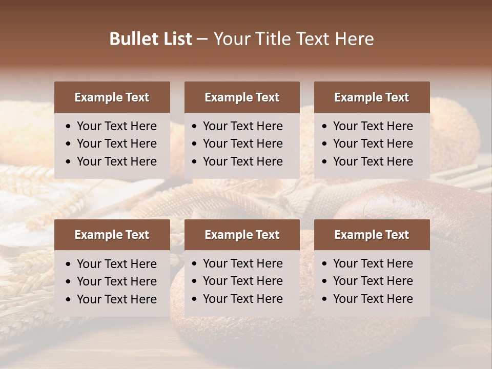 Bread Baking Round PowerPoint Template