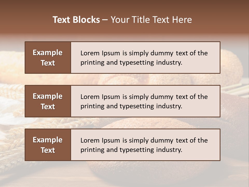 Bread Baking Round PowerPoint Template
