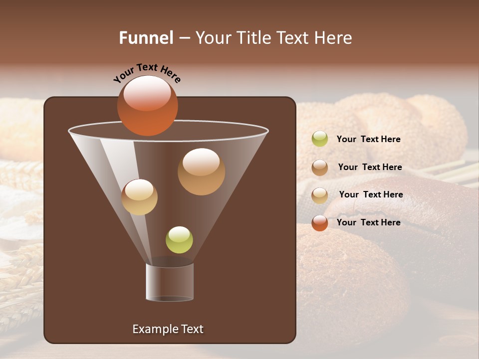 Bread Baking Round PowerPoint Template