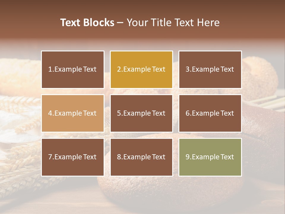 Bread Baking Round PowerPoint Template