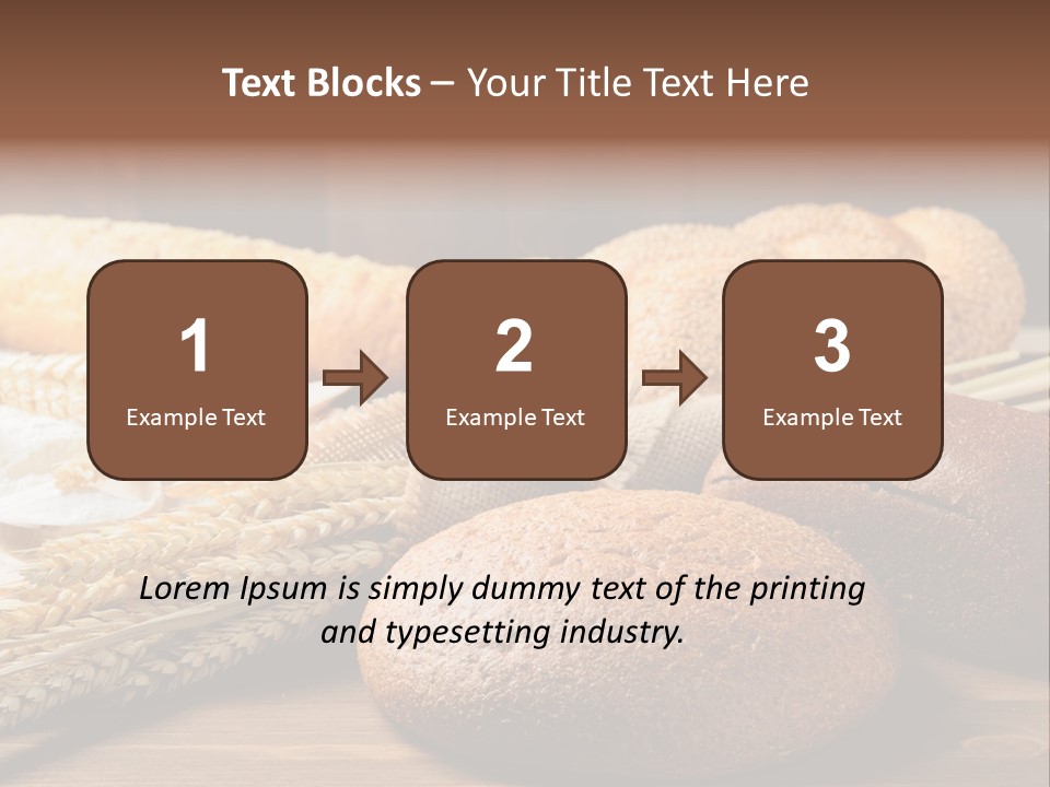Bread Baking Round PowerPoint Template