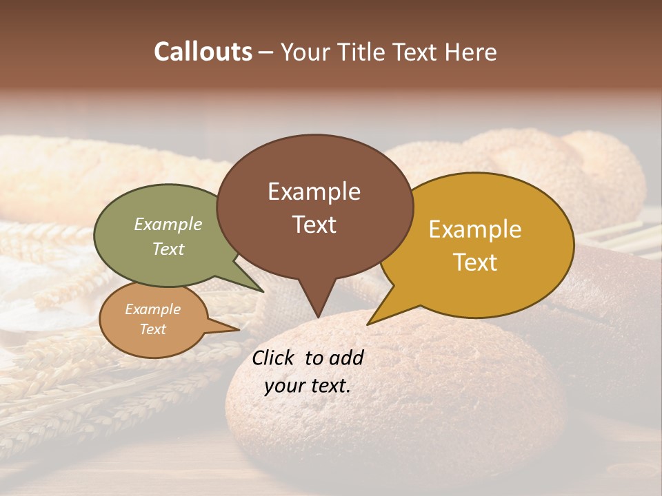 Bread Baking Round PowerPoint Template