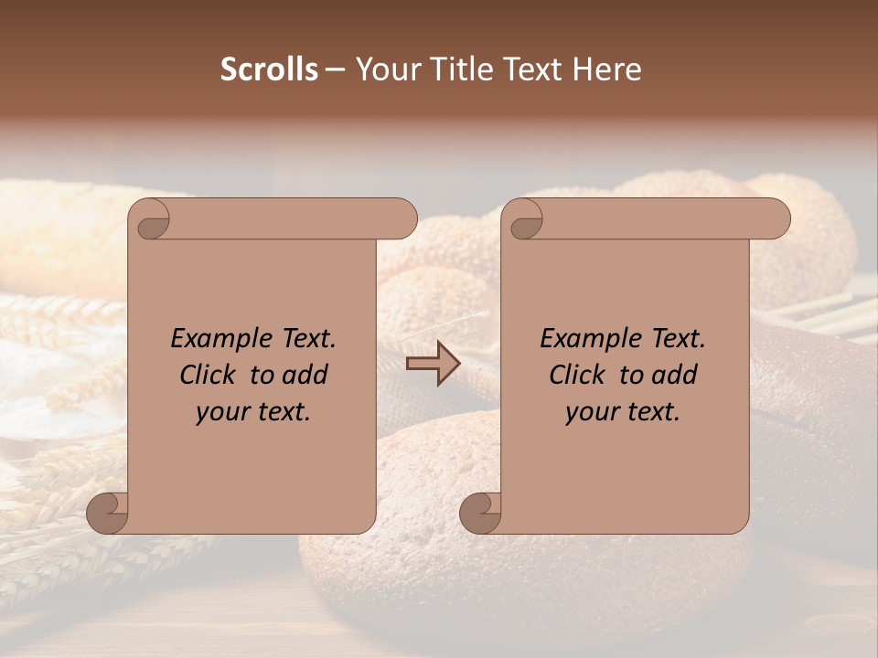 Bread Baking Round PowerPoint Template