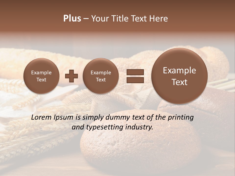 Bread Baking Round PowerPoint Template