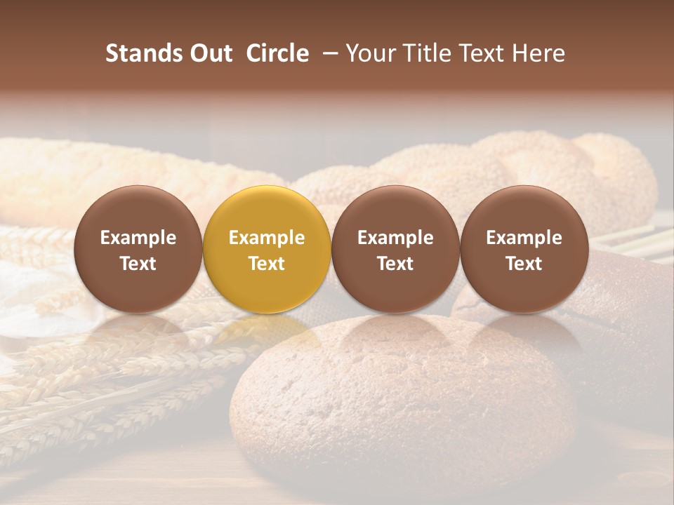 Bread Baking Round PowerPoint Template