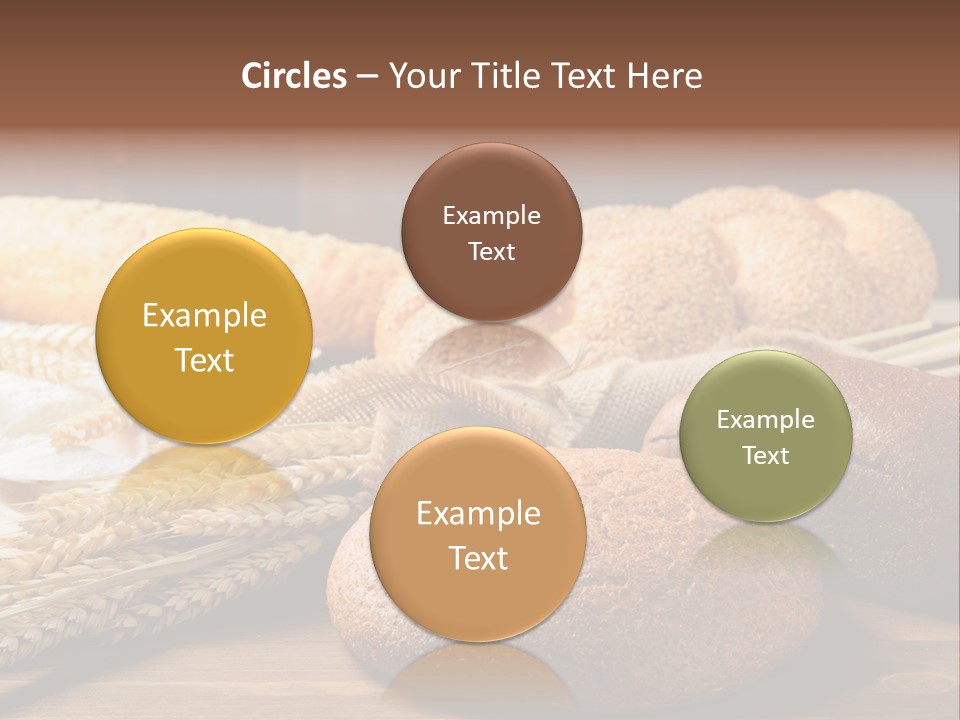 Bread Baking Round PowerPoint Template