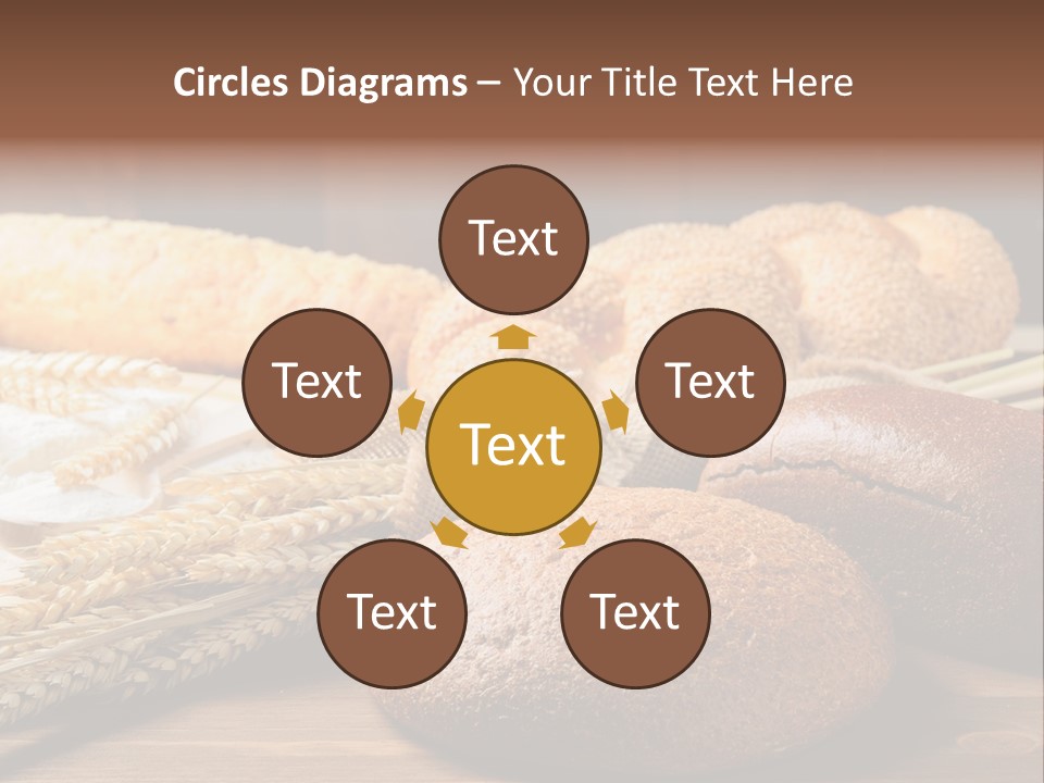 Bread Baking Round PowerPoint Template