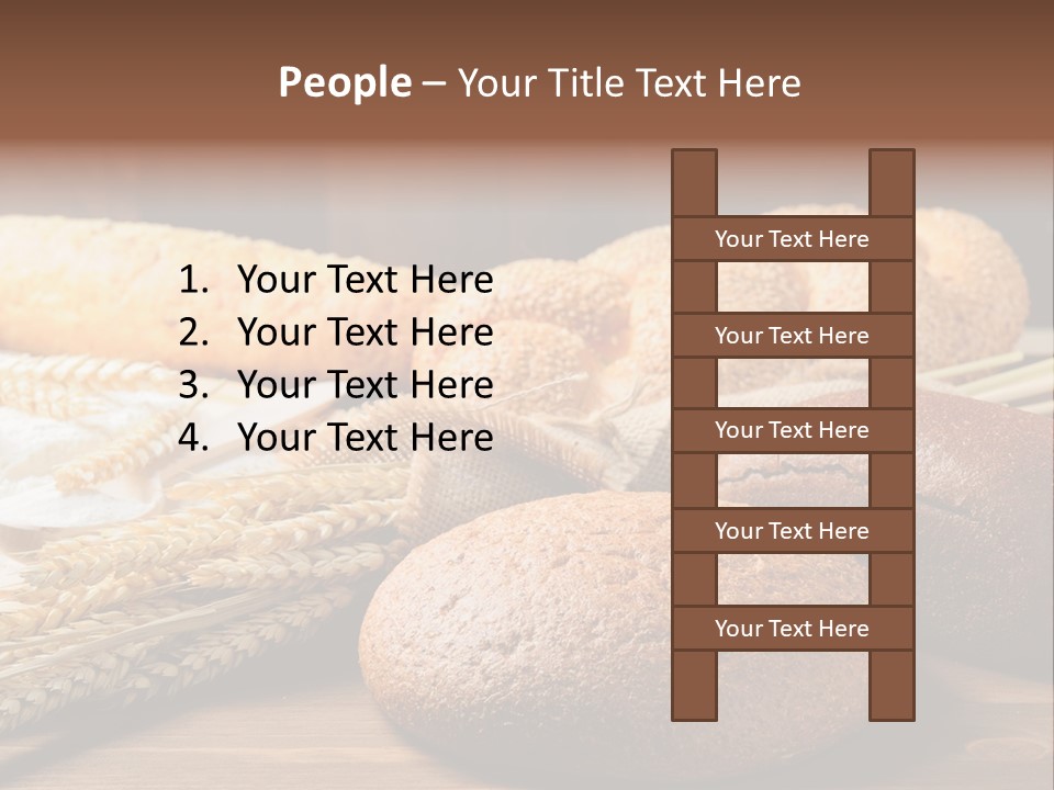 Bread Baking Round PowerPoint Template