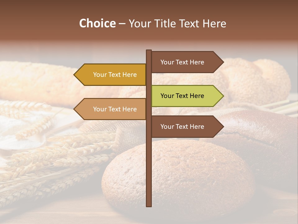 Bread Baking Round PowerPoint Template