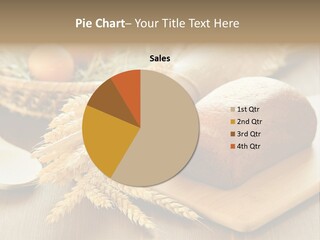 Egg Sliced Crop PowerPoint Template