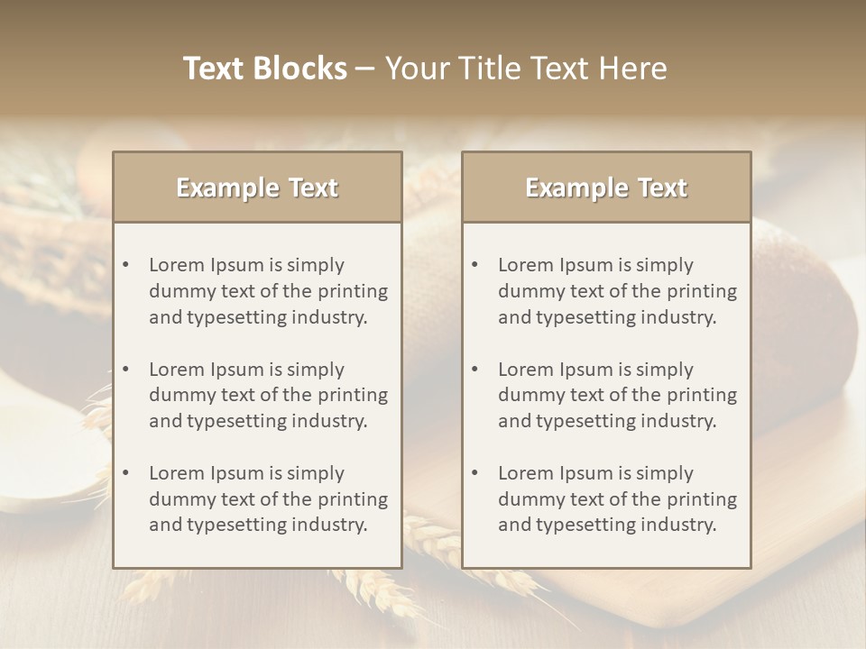 Egg Sliced Crop PowerPoint Template