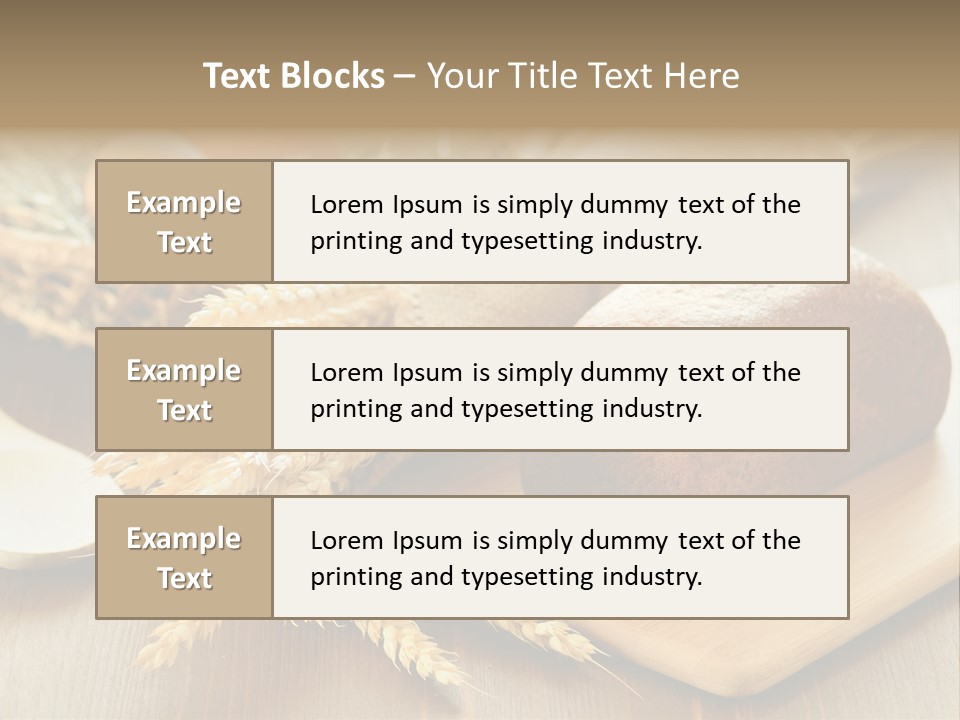 Egg Sliced Crop PowerPoint Template