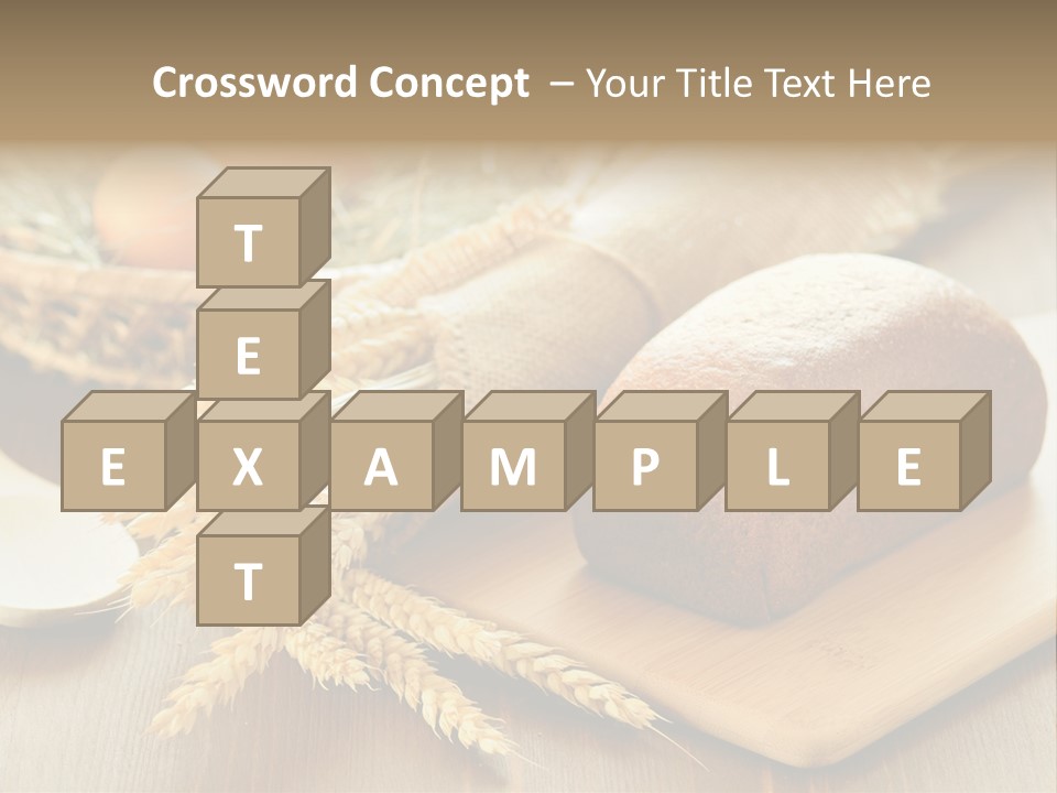 Egg Sliced Crop PowerPoint Template