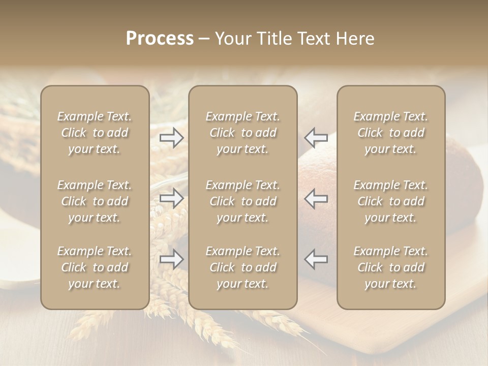 Egg Sliced Crop PowerPoint Template