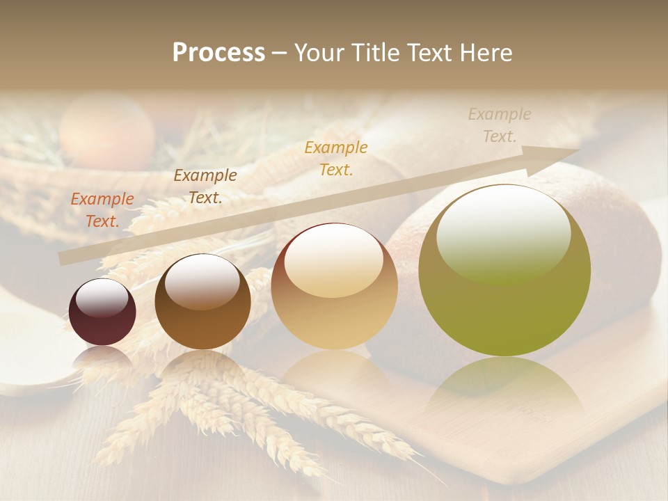 Egg Sliced Crop PowerPoint Template