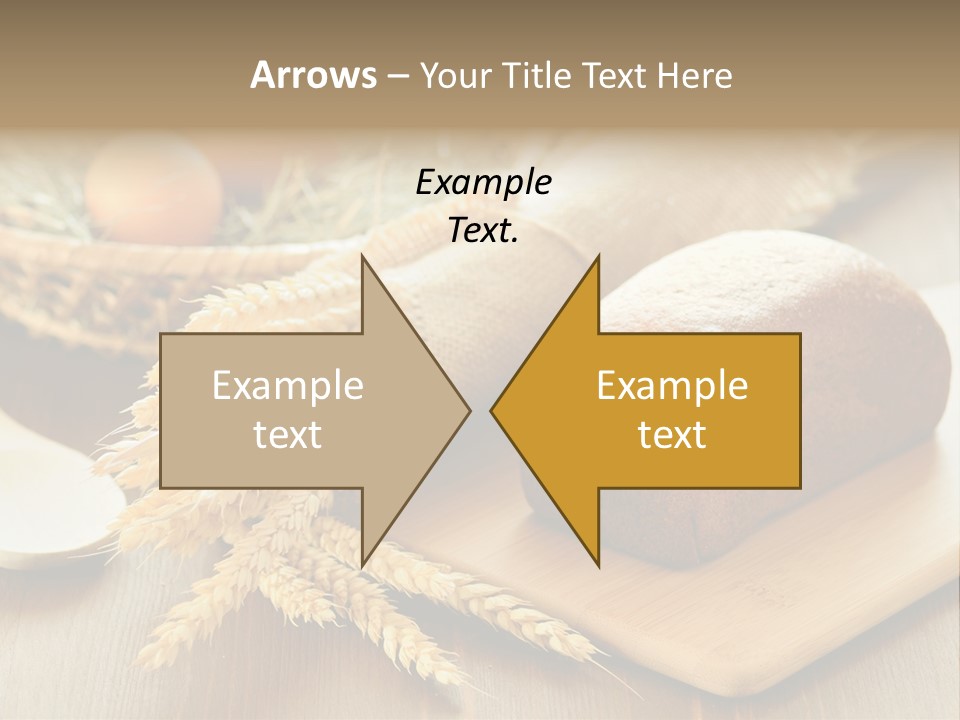 Egg Sliced Crop PowerPoint Template
