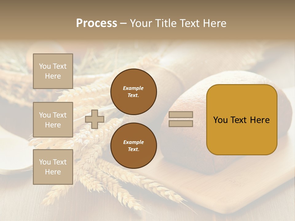 Egg Sliced Crop PowerPoint Template