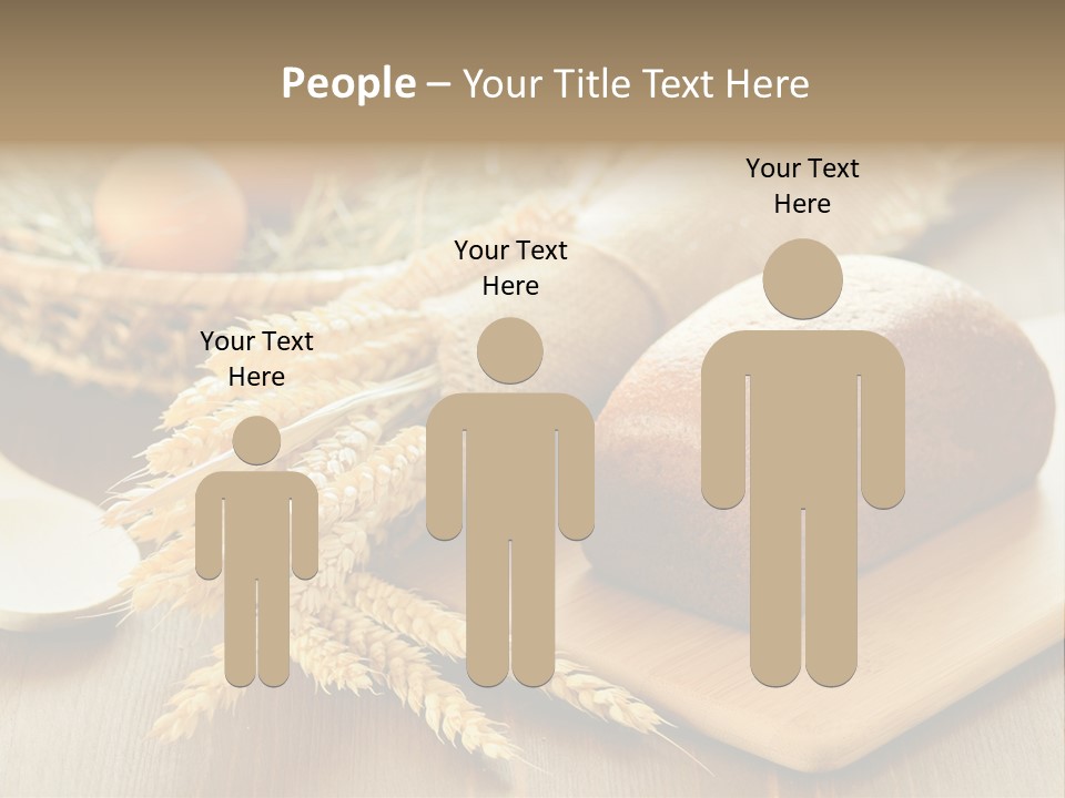 Egg Sliced Crop PowerPoint Template