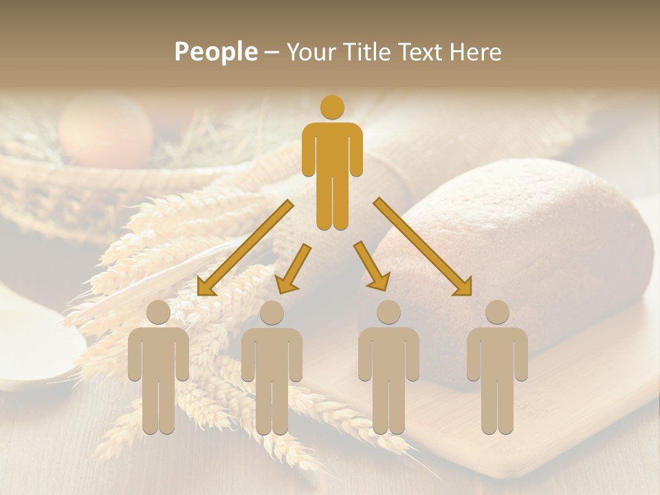 Egg Sliced Crop PowerPoint Template