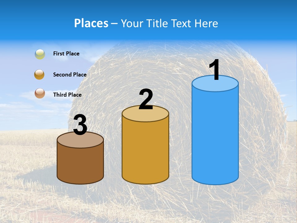 Round Yield Outdoor PowerPoint Template