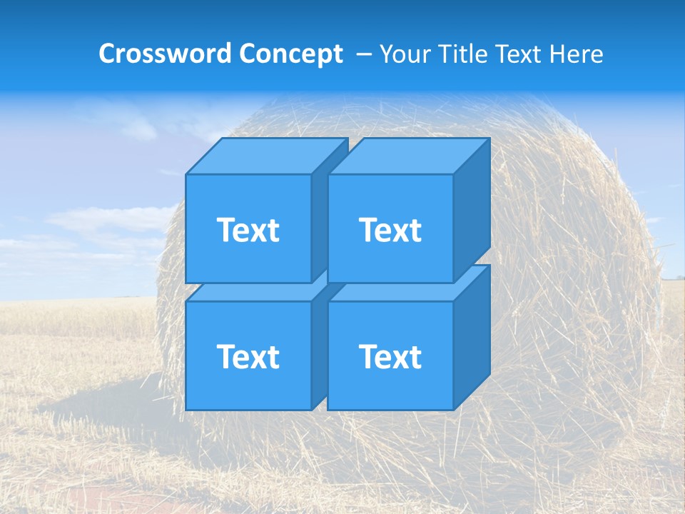 Round Yield Outdoor PowerPoint Template