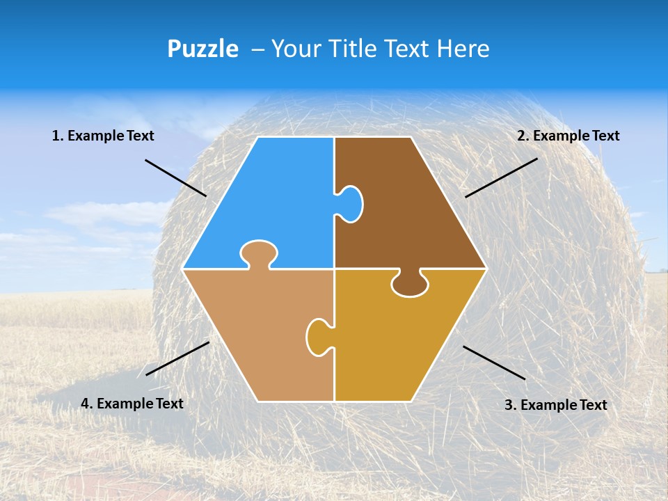 Round Yield Outdoor PowerPoint Template