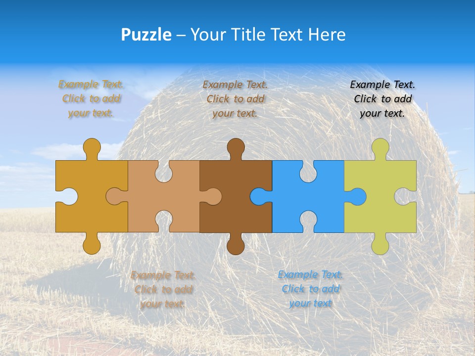 Round Yield Outdoor PowerPoint Template