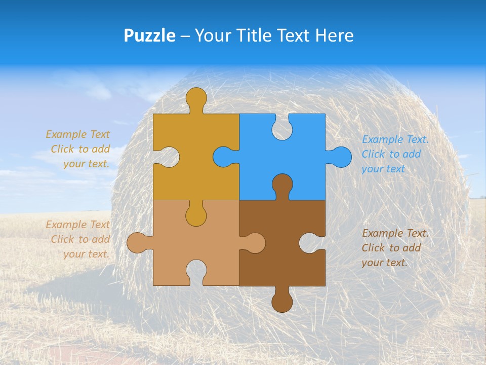 Round Yield Outdoor PowerPoint Template