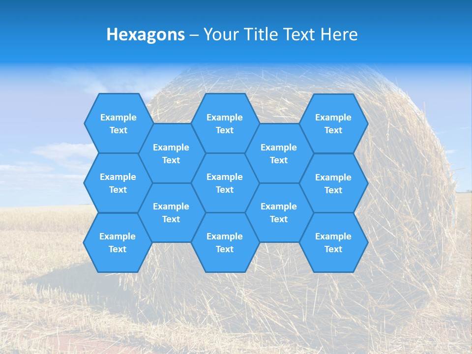 Round Yield Outdoor PowerPoint Template