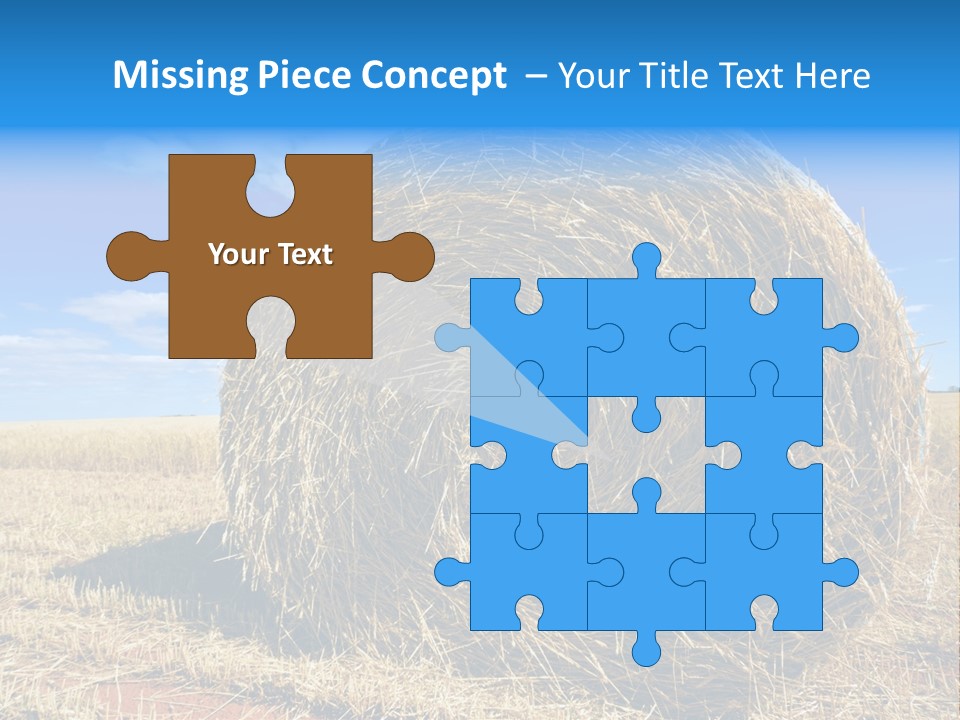 Round Yield Outdoor PowerPoint Template