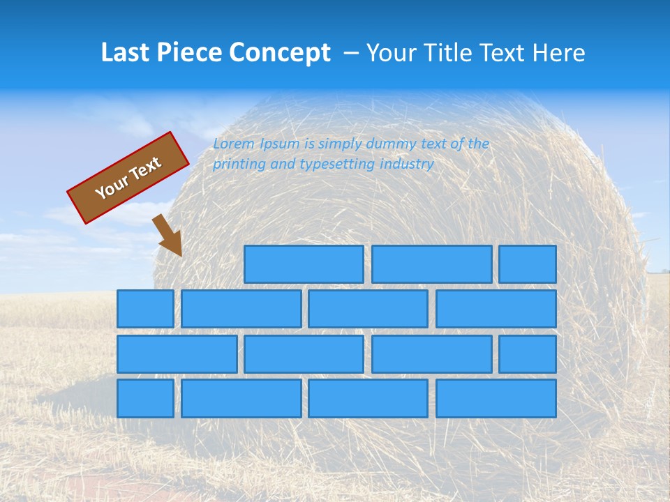 Round Yield Outdoor PowerPoint Template