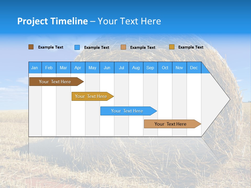 Round Yield Outdoor PowerPoint Template