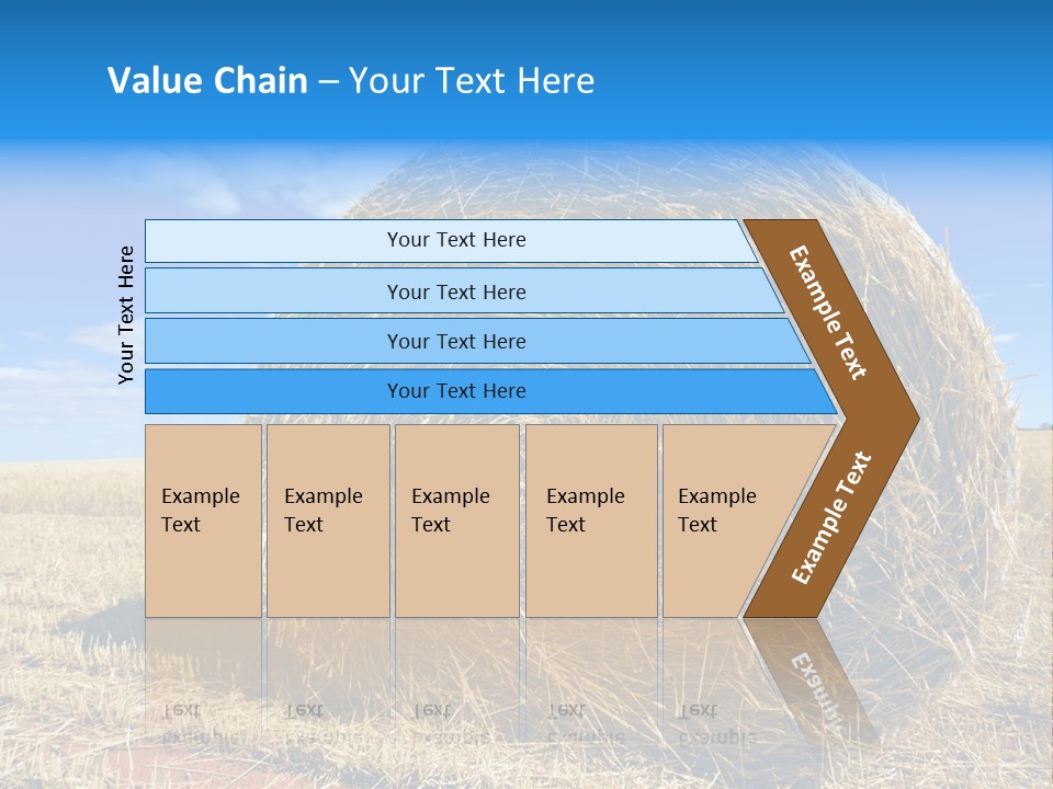 Round Yield Outdoor PowerPoint Template