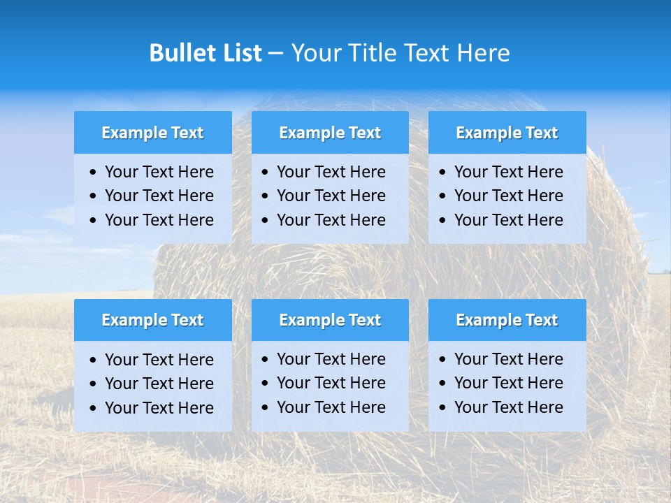 Round Yield Outdoor PowerPoint Template