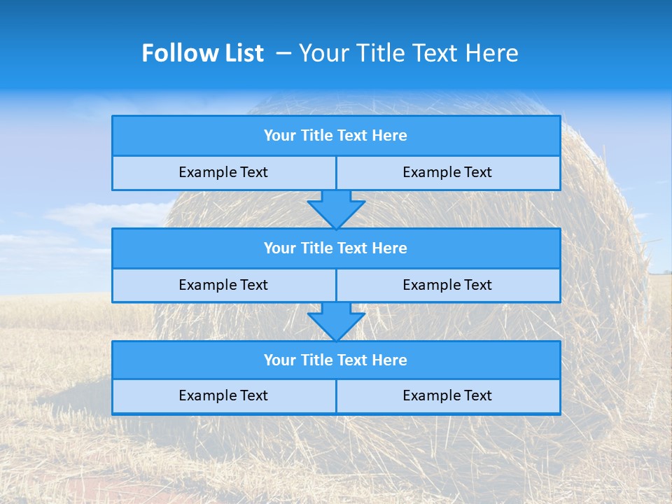 Round Yield Outdoor PowerPoint Template