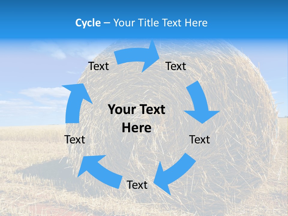Round Yield Outdoor PowerPoint Template