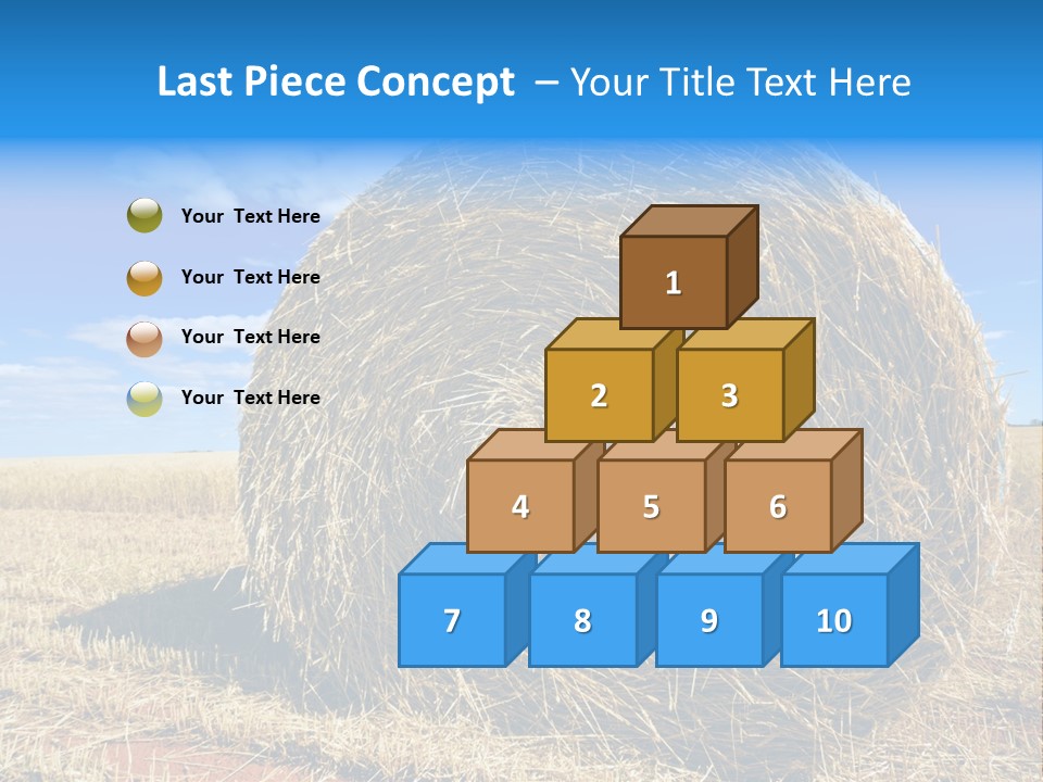 Round Yield Outdoor PowerPoint Template