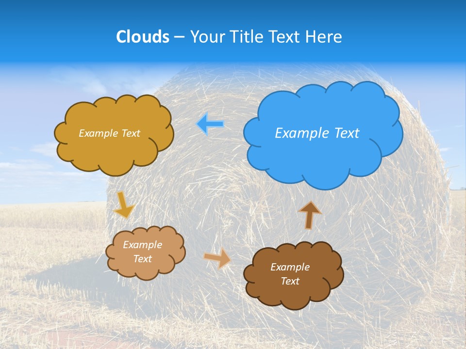 Round Yield Outdoor PowerPoint Template