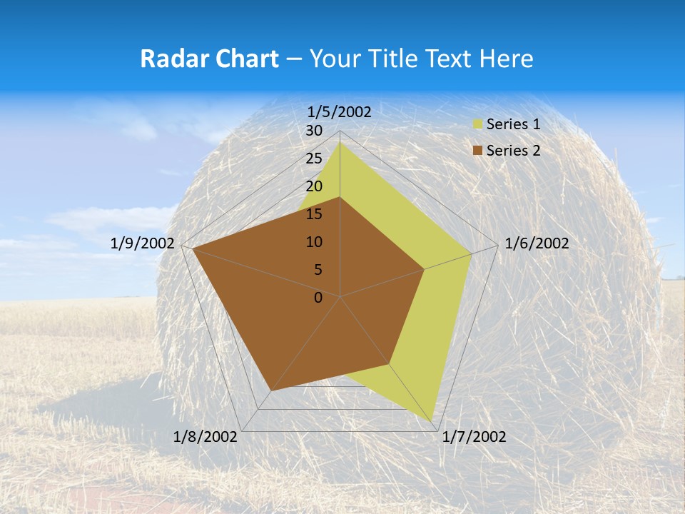 Round Yield Outdoor PowerPoint Template
