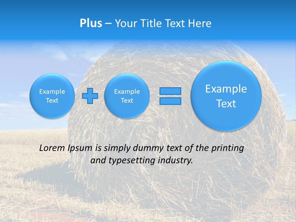 Round Yield Outdoor PowerPoint Template