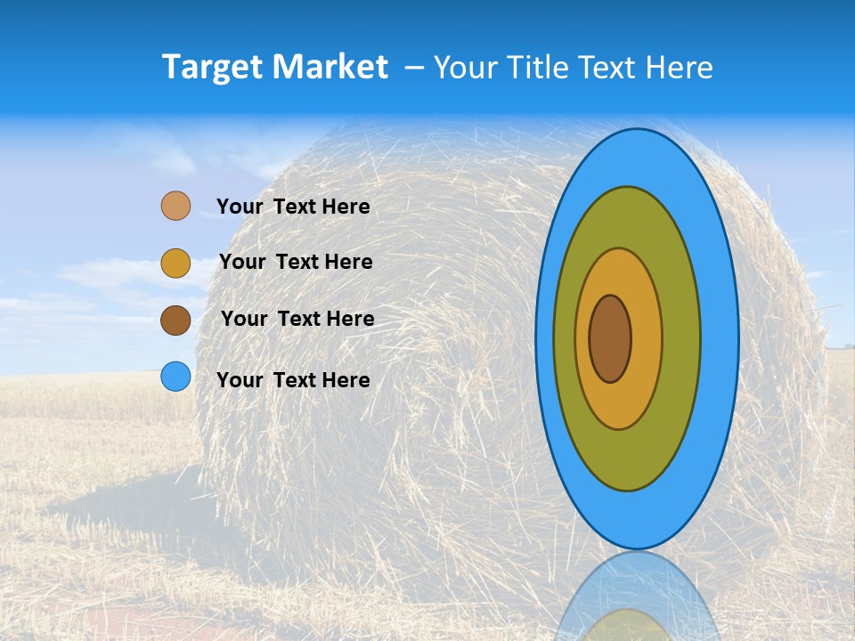 Round Yield Outdoor PowerPoint Template