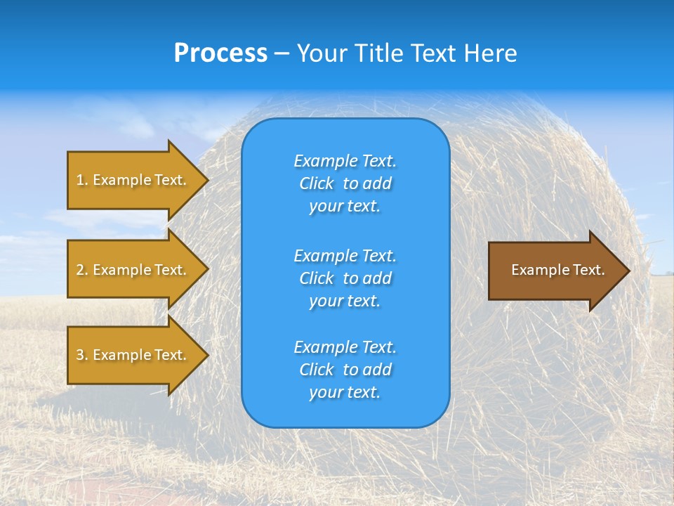 Round Yield Outdoor PowerPoint Template